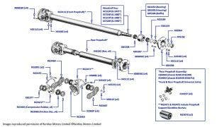 Propellor Shaft & Support, MkVI