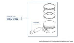 Pistons, Arnage Green Label & Arnage 4.4L Birkin