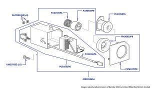 Ignition Switchbox, Arnage Red Label (chassis 05965-08394), Arnage Le Mans, Arnage R (chassis 08323-11658), Arnage RL (chassis 19150-19449), Arnage T (chassis 08200-11660) & Azure (chassis 11142-11686)