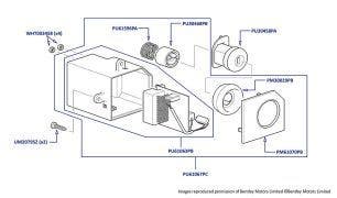 Ignition Switchbox, Silver Seraph (chassis 05981-08853), Silver Seraph LOL & Park Ward (chassis 07571-19120)