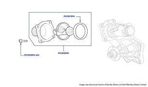 Thermostat, Arnage Green Label (chassis 01001-05100) & Arnage 4.4L Birkin (chassis 05236-06786)